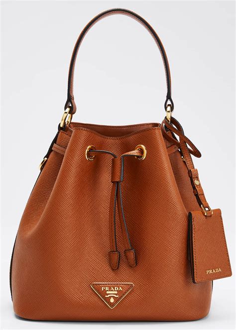 prada leather bucket bags|prada medium saffiano leather bag.